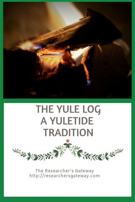 The Yule Log and its Connection to Fire in Pagan Rituals